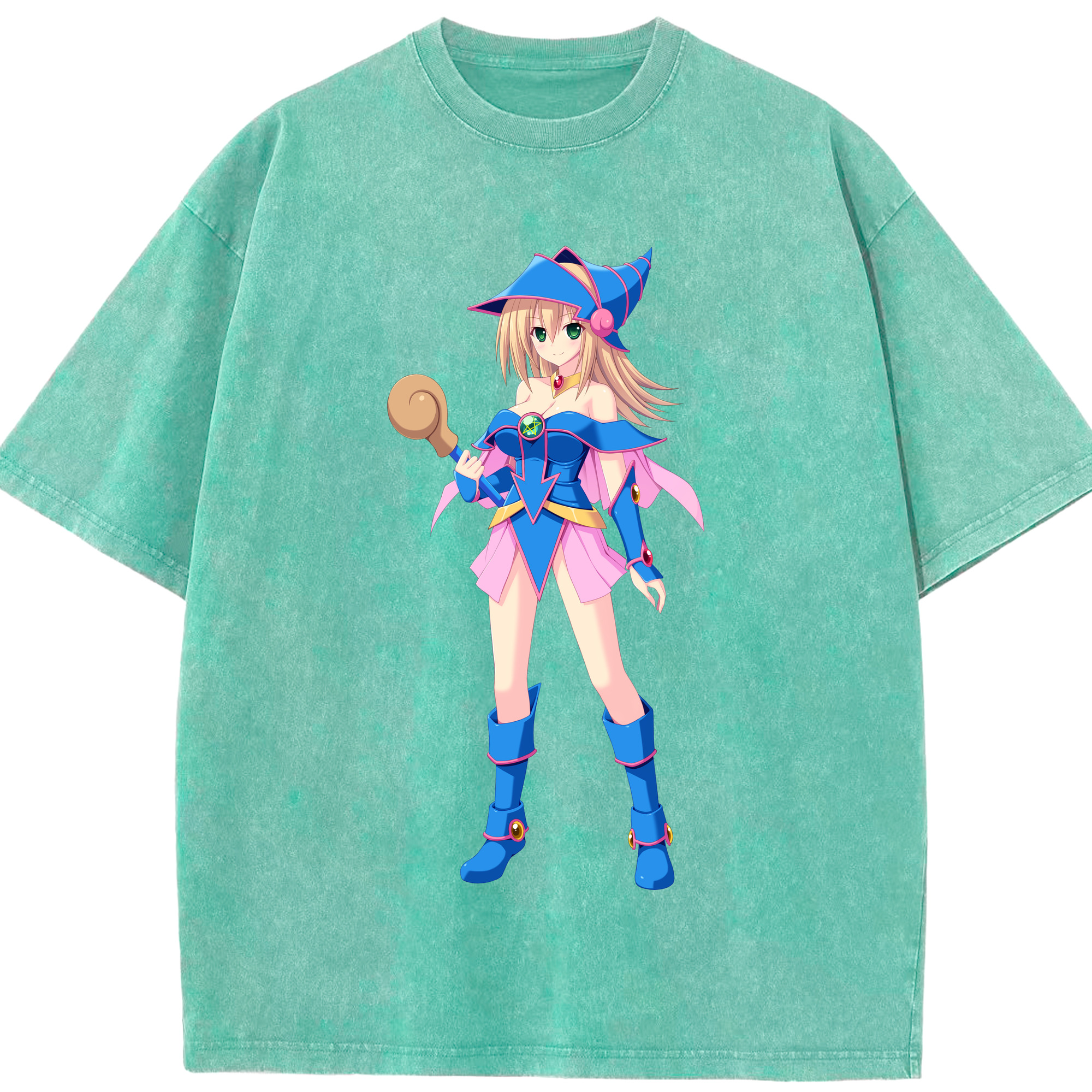 （画像用） 遊☆戯☆王 Yu-Gi-Oh! 綿100% ヴィンテージ風 半袖Tシャツ（フロントプリント）
